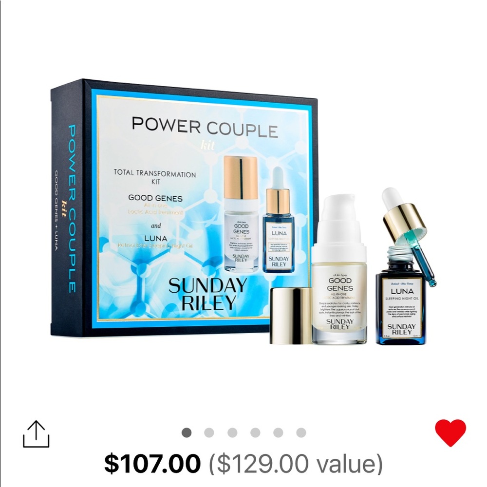 Sunday Riley good gene and Luna sleeping night oil